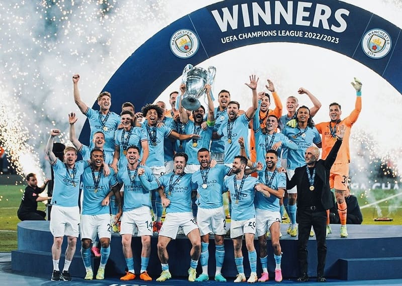 Manchester City vô địch cúp C1 mùa giải 2022-23